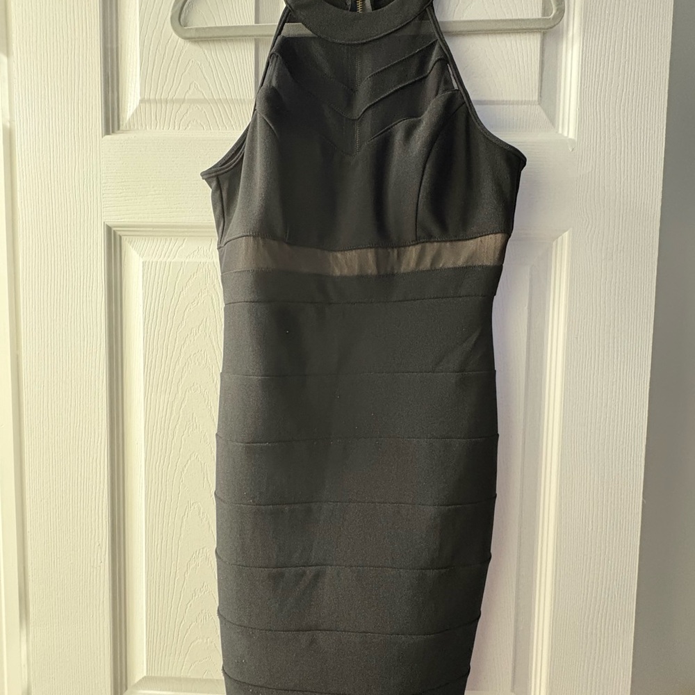 Emerald Sundae Black Mini Dress